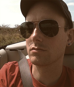 Man Wearing Ray Ban Aviator Sunglasses