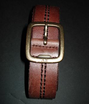 Men's American Eagle Brown Leather Belt