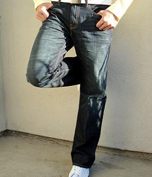 Men's American Eagle Dark Blue Boot Cut Jeans