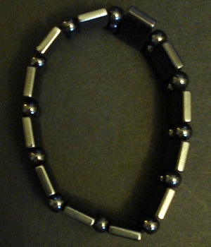 Men's Black Link Bracelet