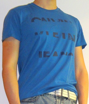 Men's Calvin Klein Dark Blue Graphic T-Shirt