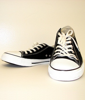 Converse All Star Black Canvas Sneakers