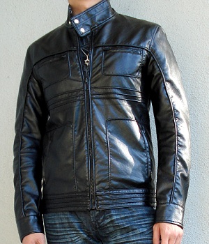 Men's Zara Black Leather Jacket