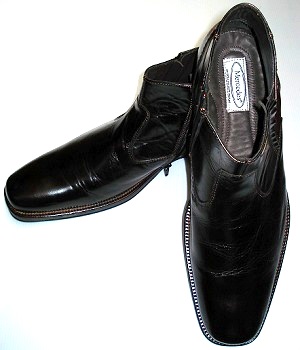 Men's Diesel Black Zip Leather Ankle Boots