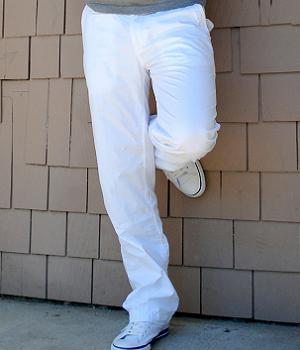 Men's Express White Cotton Pants