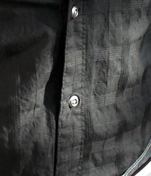 Men's G By Guess Black Button Down Aviator Shirt