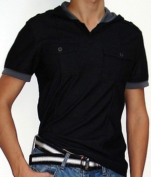 Short Sleeve Hoodie - Men's Fashion For Less