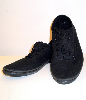 Men's H&M Black Casual Canvas Shoes