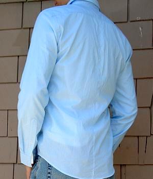 Men's H&M Blue Striped Shirt