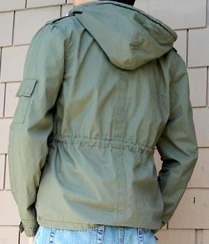 Men's H&M Dark Green Hooded Jacket