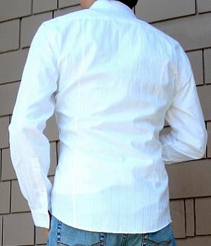 h and m white dress shirt