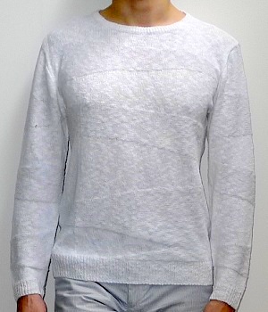 J. Crew White Crew Neck Sweater - Men's Fashion For Less