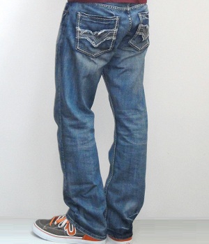 Men's Levis Light Blue Straight Leg Jeans