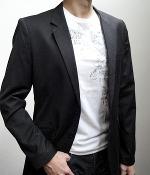 H&M Black Two Button Blazer