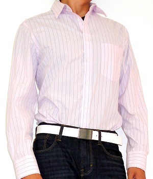 Merona Pink Striped Shirt