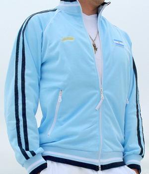 Men's Miami Style Blue Track Jacket