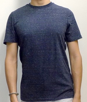 Men's Mossimo Dark Blue Crew Neck Short Sleeve T-Shirt