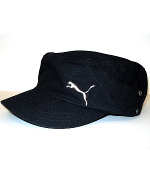 Men's Puma Black Military Square Hat