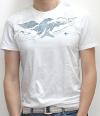American Eagle White Short Sleeve Crew Neck Graphic Tee American Eagle White Short Sleeve Crew Neck Graphic Tee