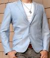 Check out this light blue jacket! H&M Baby Blue Blazer
