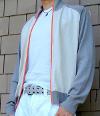 Marc Ecko Grey Zip Up Mock Neck Track Jacket Marc Ecko Grey Zip Up Mock Neck Track Jacket