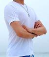 Mossimo White V-Neck T-Shirt Mossimo White V-Neck T-Shirt