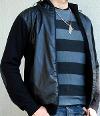 Zara Black Perforated Polyester Nylon Jacket Zara Black Perforated Polyester Nylon Jacket