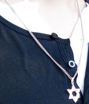 Men's Sterling Silver Star Pendant Necklace