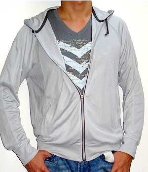 hooded light jacket