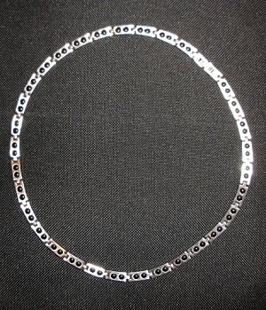 Men's Wide Silver Chain Necklace