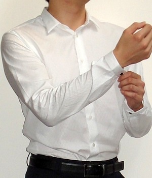 Men's Zara White Button Down Dress Shirt
